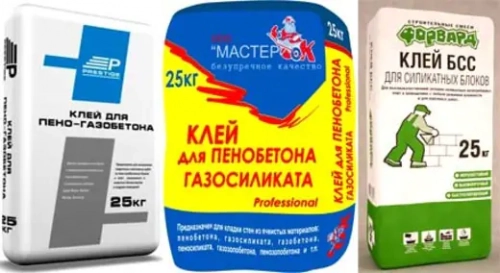 Варианты выбора клея для газосиликатных блоков