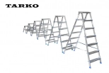 Стремянка TARKO 14203. 67 см. 2x3 ступени. Двусторон. с увелич. площадкой. РБ.