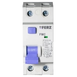 Устройство защитного отключения (УЗО) DrFERZ FMC-1P+N 63A 30mA 6kA тип AC (00292)