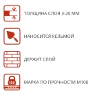 ilmax 2100. Кладочник для кирпича, камня и блоков. 25 кг. РБ.