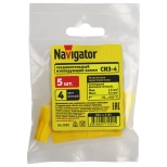 Зажим соед. изолирующий СИЗ-4 3,5-11 мм² Navigator желтый (5 шт)