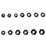 Набор головок-экстракторов ударных для поврежденных болтов и гаек RAGE (820514)