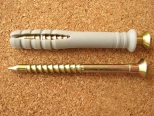 Дюбель-гвоздь Klimas SMN 6*40 нейлон. Потай. 200 шт. Польша.
