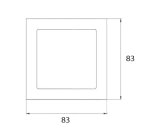 Рамка для выключателя Systeme Electric AtlasDesign ATN000101