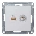 Розетка компьютерн. и телевизион. Systeme Electric ATN000189