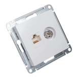 Розетка компьютерн. и телевизион. Systeme Electric ATN000189