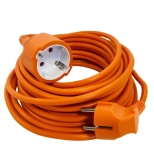 Удлинитель 10 м 1 розетка с/з Electraline 01626 (оранжевый)