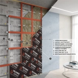 Панель звукоизол. АкустикГипс М1 17х590х1200 мм. РФ.