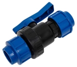 Компрессионный кран для ПЭ труб LAMMIN 25. Lm34101025025.