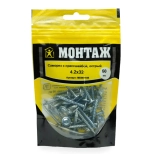 Саморез с прессшайбой 4,2x32 острый (50 шт) MD001108