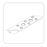 Лента монтажная перфорированная ЕКТ LP_V 12х0,55 мм, рулон 10 м, прямая (V021545)