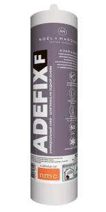 Клей-шпатлевка акриловая Adefix F для приклеивания профилей NMC 300 мл. РФ.