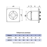 Вентилятор вытяжной 100 мм AEON 4С