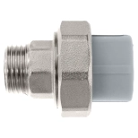 Муфта комб. разъем. наружная резьба 20х1/2" Valfex ПП