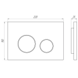 Кнопка для инсталляции АНИ Пласт WP1310