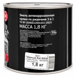 Эмаль по ржавчине Condor 3 в 1 RAL 9004 (черная) 1,8 кг