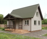 Лист кровельный Ондулин Смарт. Зеленый. 1,95х0,95 м. РФ.