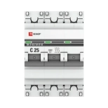 Автоматический выключатель EKF PROxima BA 47-63 3P 25A