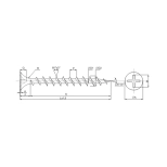 Саморез по дереву 4,2х70 (25 шт) BM001619