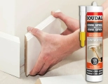Soudal montage fix. Жидкие гвозди без растворителей. 280 мл. Турция.