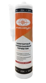 Герметик силиконовый Тайфун. 280 мл. Черный №204. Польша.