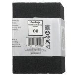 Губка шлифовальная с двумя скошенными краями Р80 Blue Dolphin