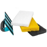 Набор губок для затирки (4 предмета) нейлон/полиэстер BIHUI CSPK4