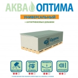 Гипсокартон Vetonit (Gyproc) Аква Оптима влагостойкий 12,5х1200х3000 мм. РФ.