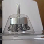 Щетка-крацовка чашка косичка 50 мм HAMMER (02400-700050)