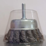 Щетка-крацовка чашка косичка 75 мм HAMMER (02400-700075)