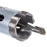 Коронка алмазная со сверлом Hilberg Laser 35 мм. HM235. По железобетону. Китай.