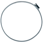 Хомут червячный 140-160 мм оцинкованный (1 шт)