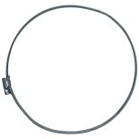 Хомут червячный 170-190 мм оцинкованный (1 шт)