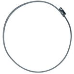 Хомут червячный 180-200 мм оцинкованный (1 шт)