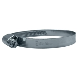 Хомут червячный 50-70 мм оцинкованный (1 шт)