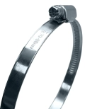 Хомут червячный 70-90 мм оцинкованный (1 шт)