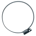 Хомут червячный 70-90 мм оцинкованный (1 шт)