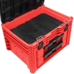 Кейс №1 с выдвижными отсеками 2+1 для системы хранения инструментов DLT RED PRO 4062
