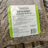 Керамзит фракция 10-20 мм (пакет) 33 л