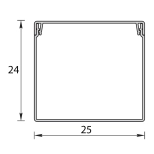 Кабель-канал КК 25х24 мм Идеал 2 м