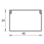 Кабель-канал КК 40х24 мм Идеал 2 м