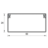 Кабель-канал КК 60х24 мм Идеал 2 м