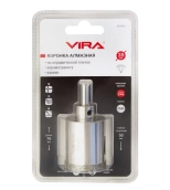 Коронка алмазная VIRA 35 мм. По керамике, керамограниту, камню. 559504. Китай.