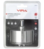 Коронка алмазная VIRA 70 мм. По керамике, керамограниту, камню. 559510. Китай.