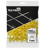 Крестики для плитки 1 мм 300 шт TLS-Profi TLSZAX102025