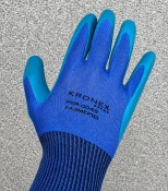 Перчатки нейлоновые Kronex Strong со штампованным латексным покрытием PER-0043