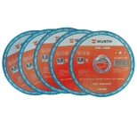 Круг отрезной по металлу Wurth 125x22,23x1,0 мм. Китай.