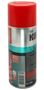Эмаль аэрозольная универсальная KUDO RAL 3020 (красный) 520 мл, KU-1003