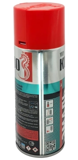 Эмаль аэрозольная универсальная KUDO RAL 3020 (красный) 520 мл, KU-1003