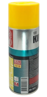 Эмаль аэрозольная универсальная KUDO RAL 1018 (желтый) 520 мл, KU-1013